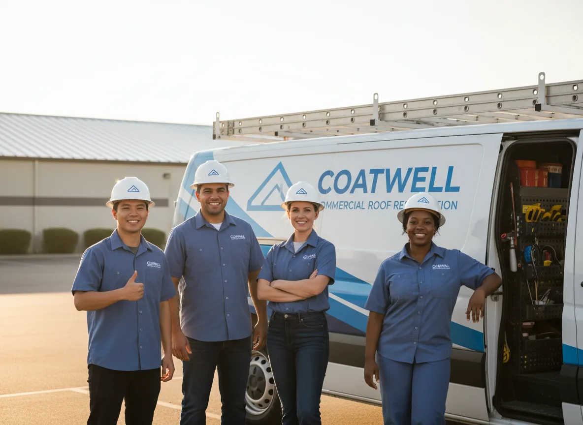 Commercial roof coating company in Bluford, IL